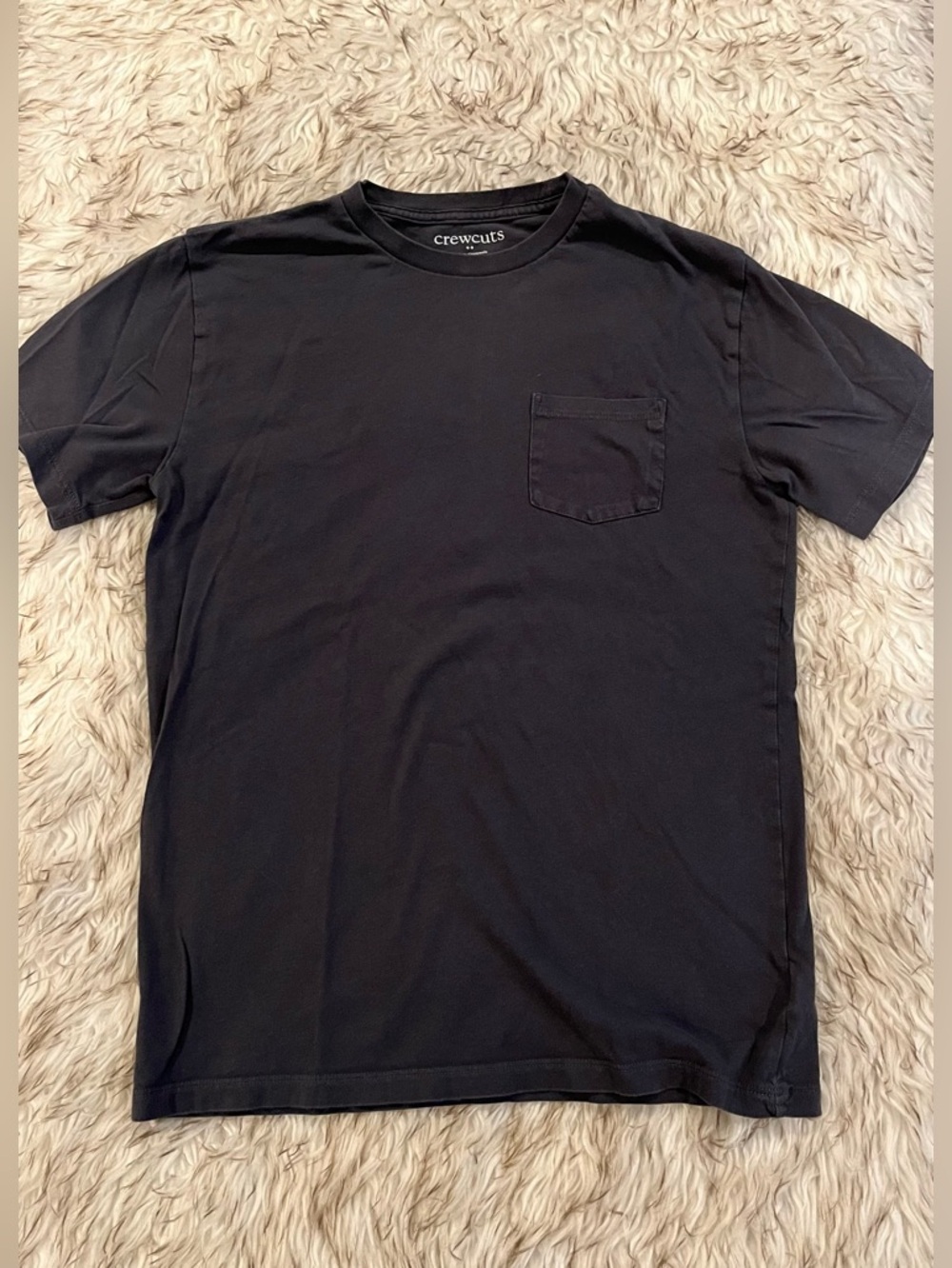 Crewcuts jersey pocket tee / t-shirt - Dark Grey - 14